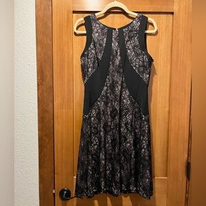 NWT Ivanka Trump Black Lace Cocktail Dress